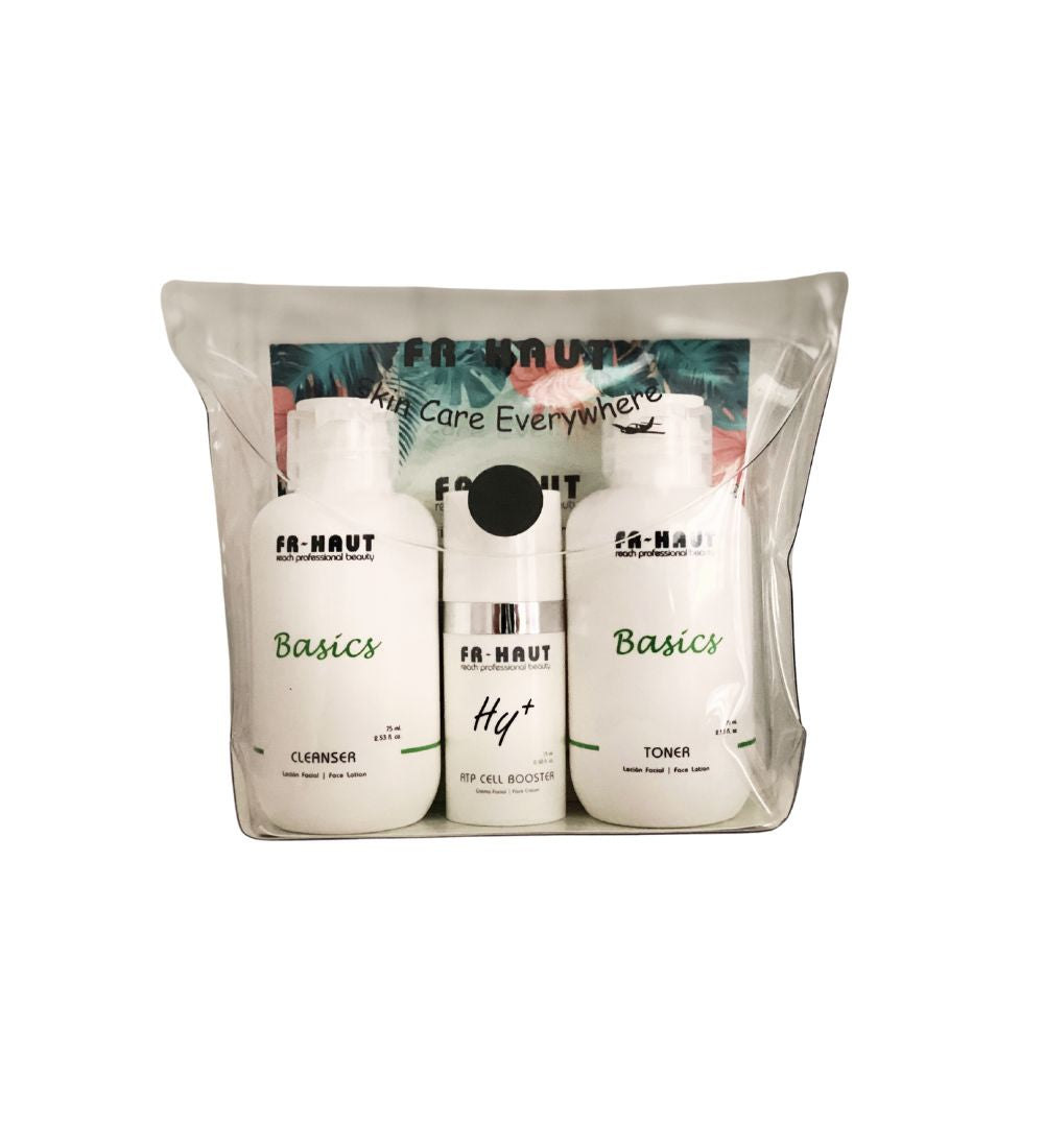 COFFRET DE VOYAGE, 75 ml + 15 ml + 75 ml